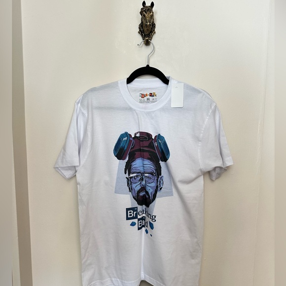 3/25$ White T-shirt “Breaking Bad” NEW M / L - Picture 3 of 10